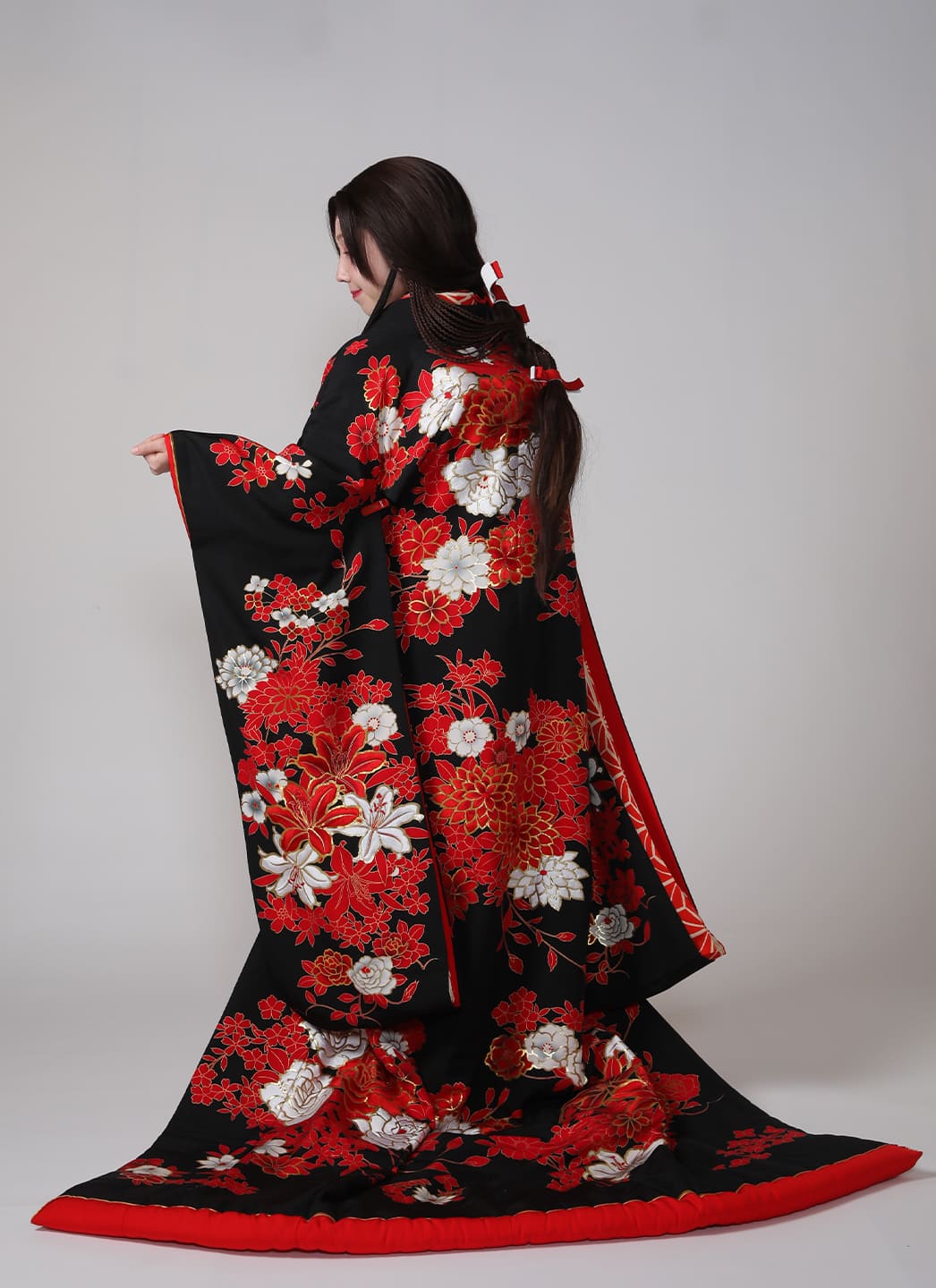 紅白花の菖蒲（こうはくかのあやめ）